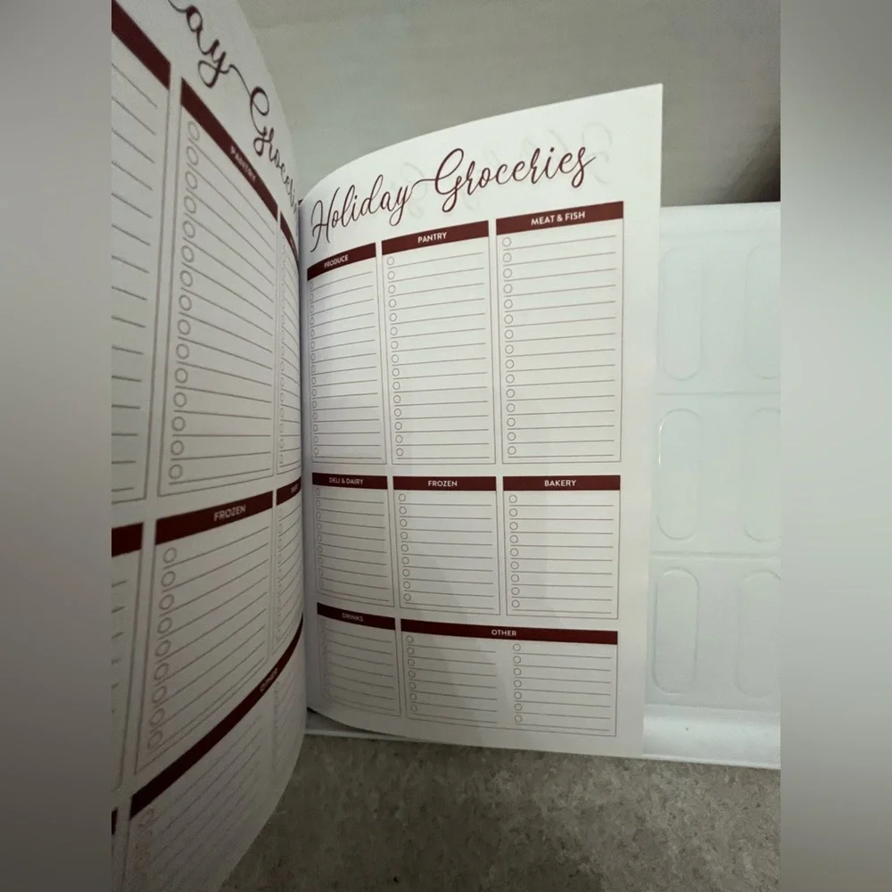 Holiday Budget Planner, Christmas List & Days Til Christmas Chalkboards